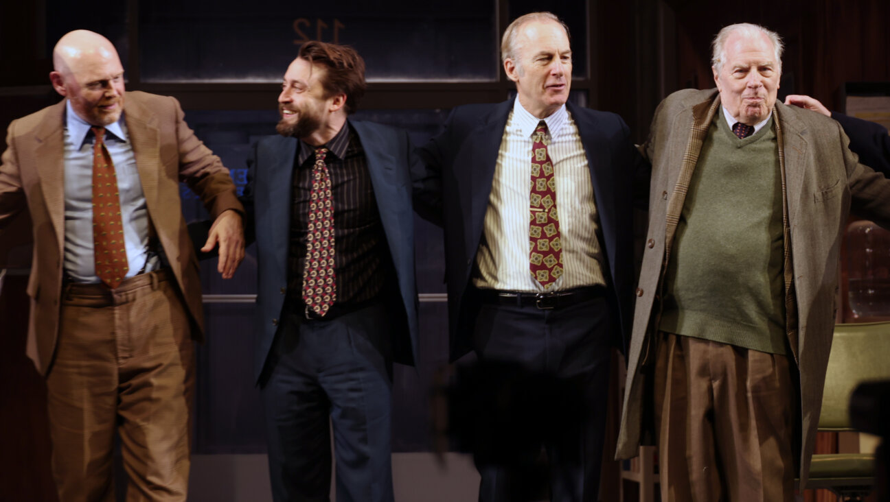 Bob Odenkirk — next to Kieran Culkin — plays Levine.