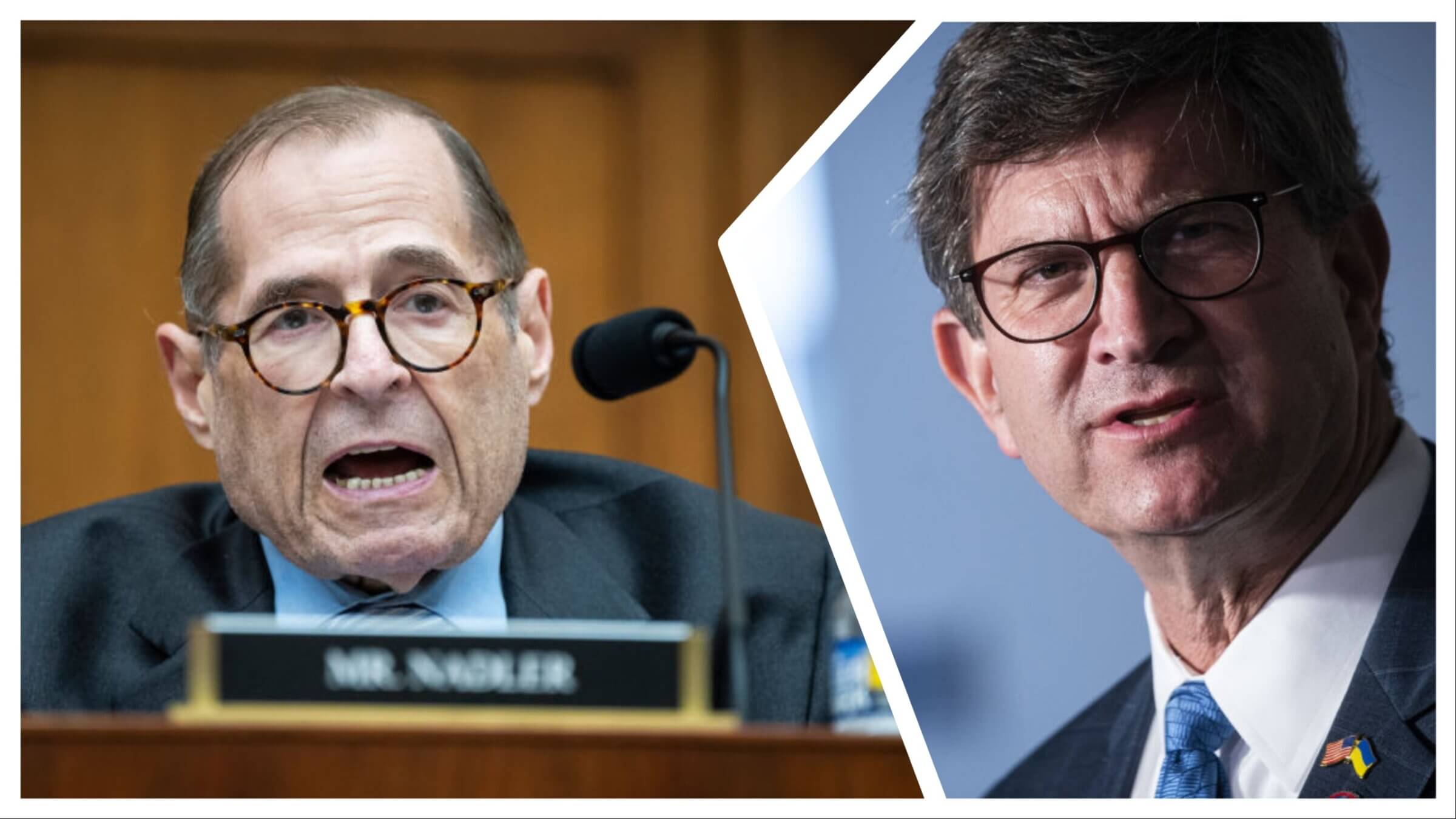Collage photo of Reps. Brad Schneider and Jerry Nadler.