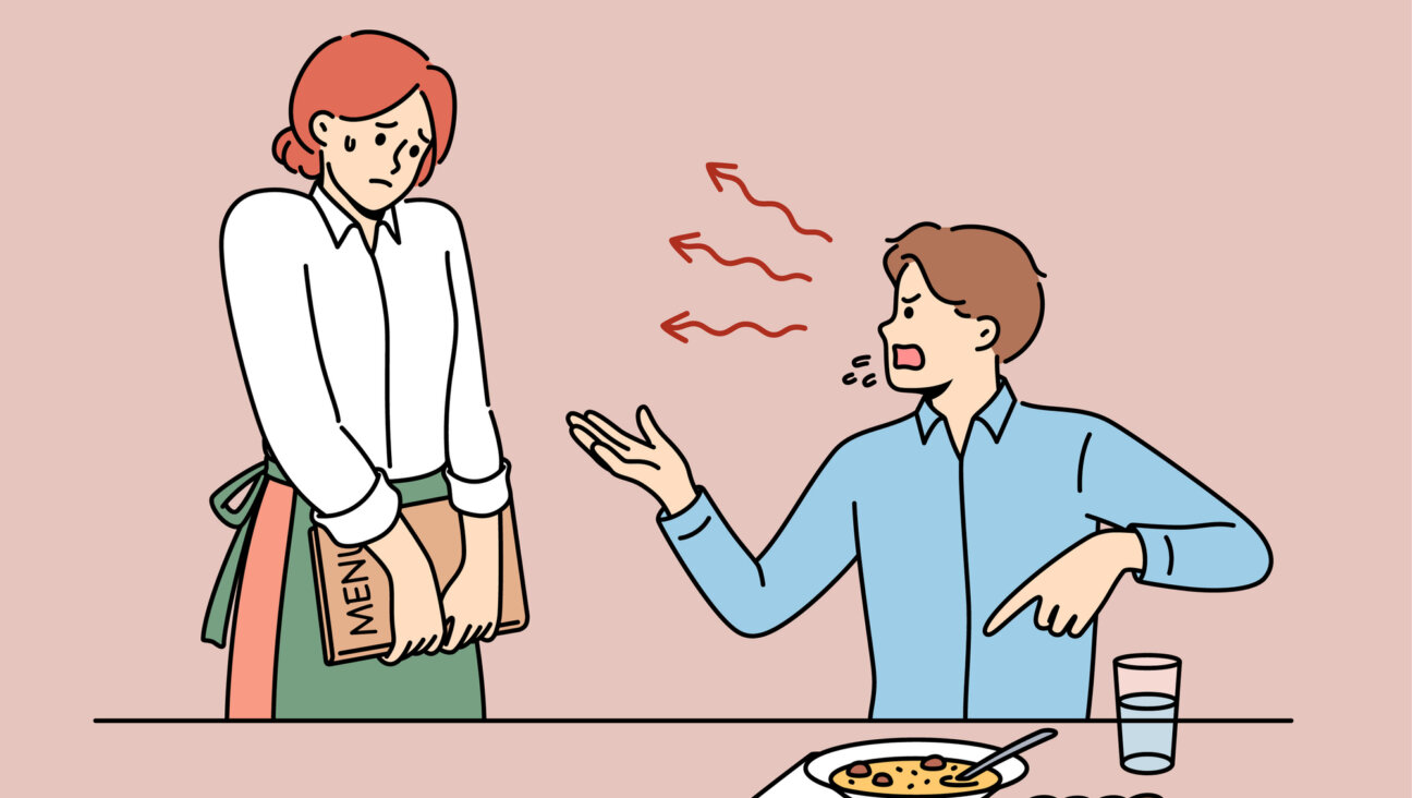 It's no fun dining out with someone who's always got a complaint about his food.